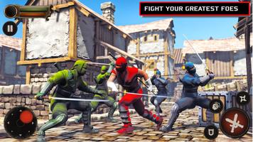 Warrior SuperHero Ninja Games تصوير الشاشة 3
