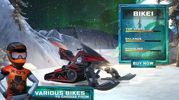 Snow Mountain Bike Stunts Game Screenshot 2
