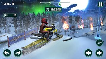 Snow Mountain Bike Stunts Game Screenshot 1