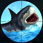 Wild Shark Hunting Attack 3D icône