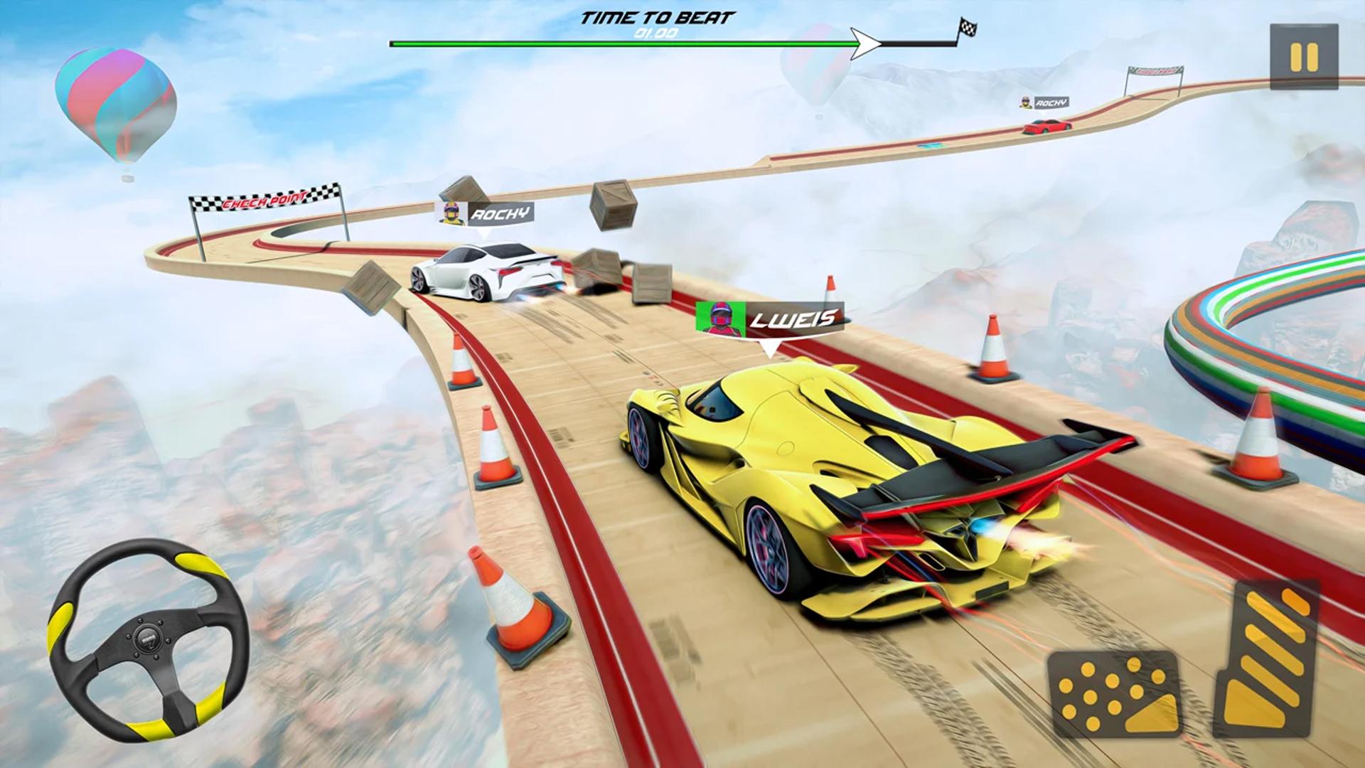 Игра stunt cars. Stunt game. Ramp Racing 3d. Gt car Stunt Ramp Racing Simulator - Impossible Sport car Driving. Car Truck Stunt Racing.