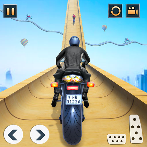 Mega Ramp Stunt Bike Games