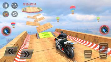 Mega Ramp Stunt Bike Games 3D 포스터