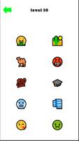 Emoji matching puzzle games 2D imagem de tela 2