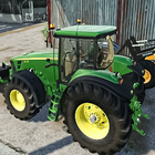 US Farming Tractor 3D Spiele Zeichen