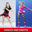 Battle Royale Dances and Emotes Zeichen