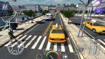 City Taxi Driving Simulator 3D screenshot 1