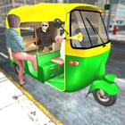 City auto pousse-pousse - simulateur de conduite icône