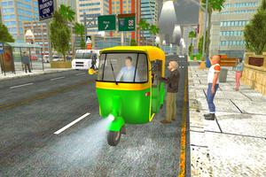 City auto pousse-pousse - simulateur de conduite capture d'écran 3