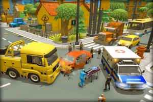 Emergency Ambulance Rescue 911 پوسٹر