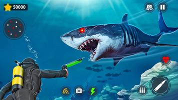 Shark Games & Fish Hunting 截圖 1