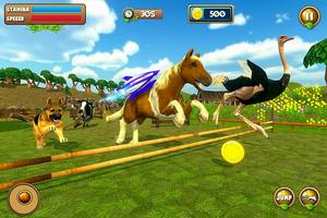 Animal Running Game 3d Offline captura de pantalla 3