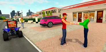 Pizza Delivery Games on Bike