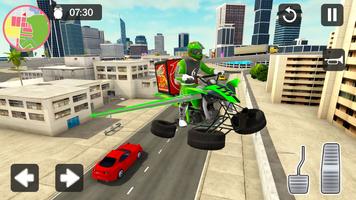 Pizza Delivery Games on Bike تصوير الشاشة 1