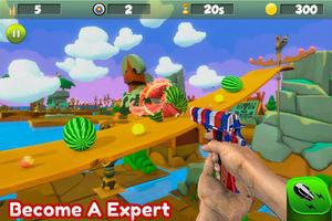 FPS Fruit Shooting Gun Games imagem de tela 3