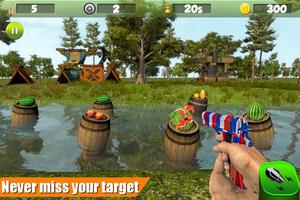 FPS Fruit Shooting Gun Games โปสเตอร์