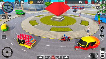 game mengemudi becak nyata screenshot 2