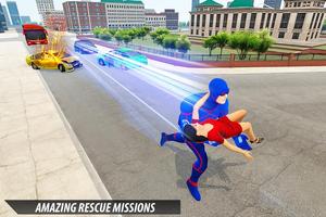 Police Light Speed Robot Hero: Crime City Shooting captura de pantalla 3