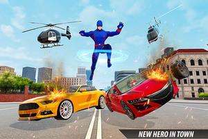 Police Light Speed Robot Hero: Crime City Shooting syot layar 2