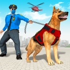 US Police Dog Shooting Crime-icoon