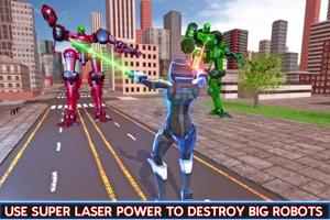 Real Police Robot Hero Crime War الملصق