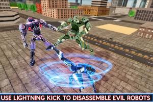 Real Police Robot Hero Crime War captura de pantalla 2