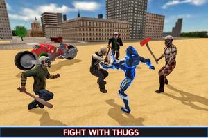 Real Police Robot Hero Crime War captura de pantalla 3