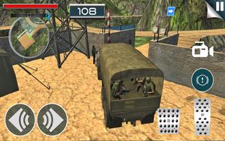 Simulateur de conduite de camion de l'armée 4x4 capture d'écran 2