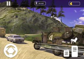 4x4 Mountain Army Truck Games 2020 syot layar 3