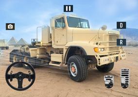 オフロード米国陸軍のトラック運転：砂漠のドライブゲーム ポスター