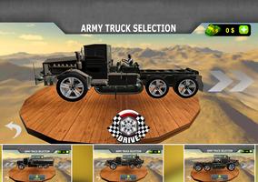 Offroad US Army Truck Driving: Desert Drive Game captura de pantalla 2