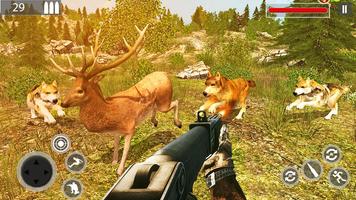 Jungle wilde 4x4 safari Survival shooting Simulato screenshot 1