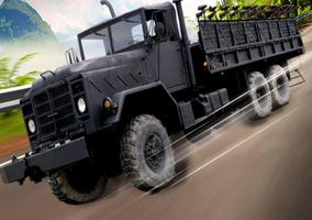米陸軍トラックレーシングゲーム：軍用貨物トラック ポスター