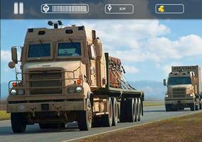 Trò chơi đua xe quân đội Mỹ: Xe tải chở hàng quân ảnh chụp màn hình 1