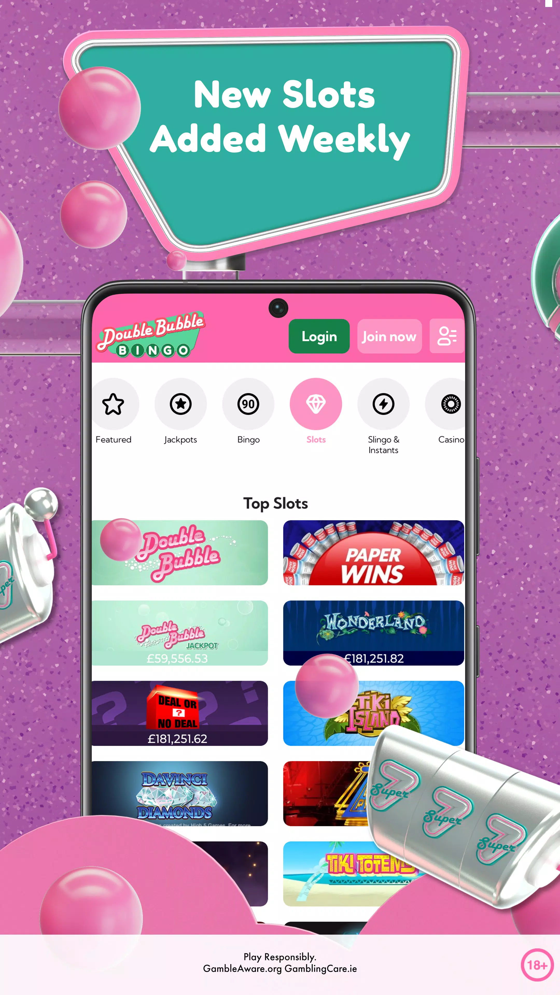 Double Bubble Bingo & Slots