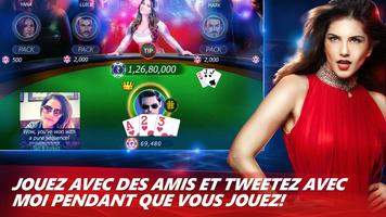 Poker à 3 cartes Sunny Leone capture d'écran 1