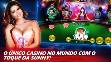 Poker 3 Cartas da Sunny Leone Cartaz