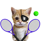 Cat Meow Tennis Sport Battle icon