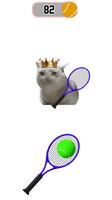 Cat Meow Tennis Sport Battle screenshot 3