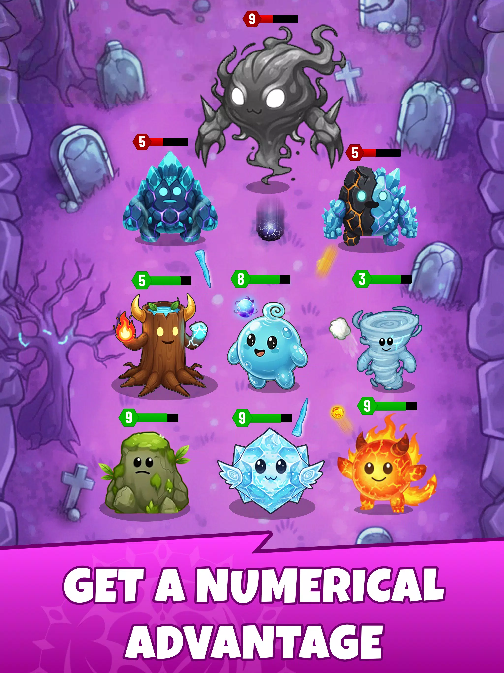 元素战斗:合并游戏