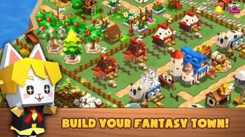 Fantasy Town: Fun Farming Game 海报