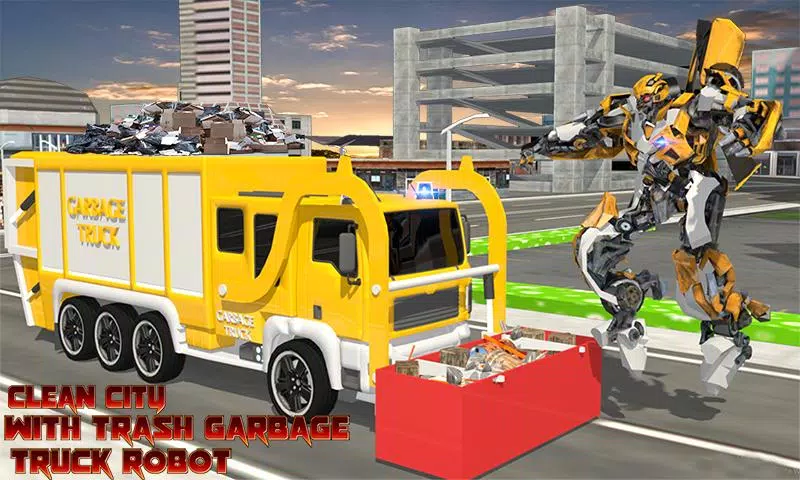 City Garbage Truck Flying Robo APK for Android Download
