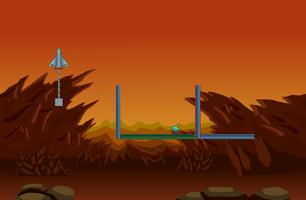 🚀 Physical Rocket Landing Sim captura de pantalla 1