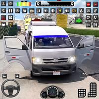 Dubai Van Simulator Car Game Affiche