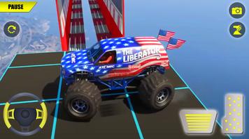 برنامه‌نما Monster Truck Jump Race 3D عکس از صفحه