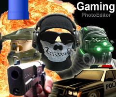 Gaming Photo Editor: Night Vision Shooter Sticker Affiche