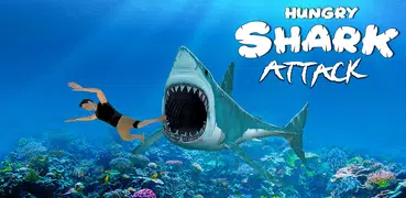 Airado shark Ataque Loco shark