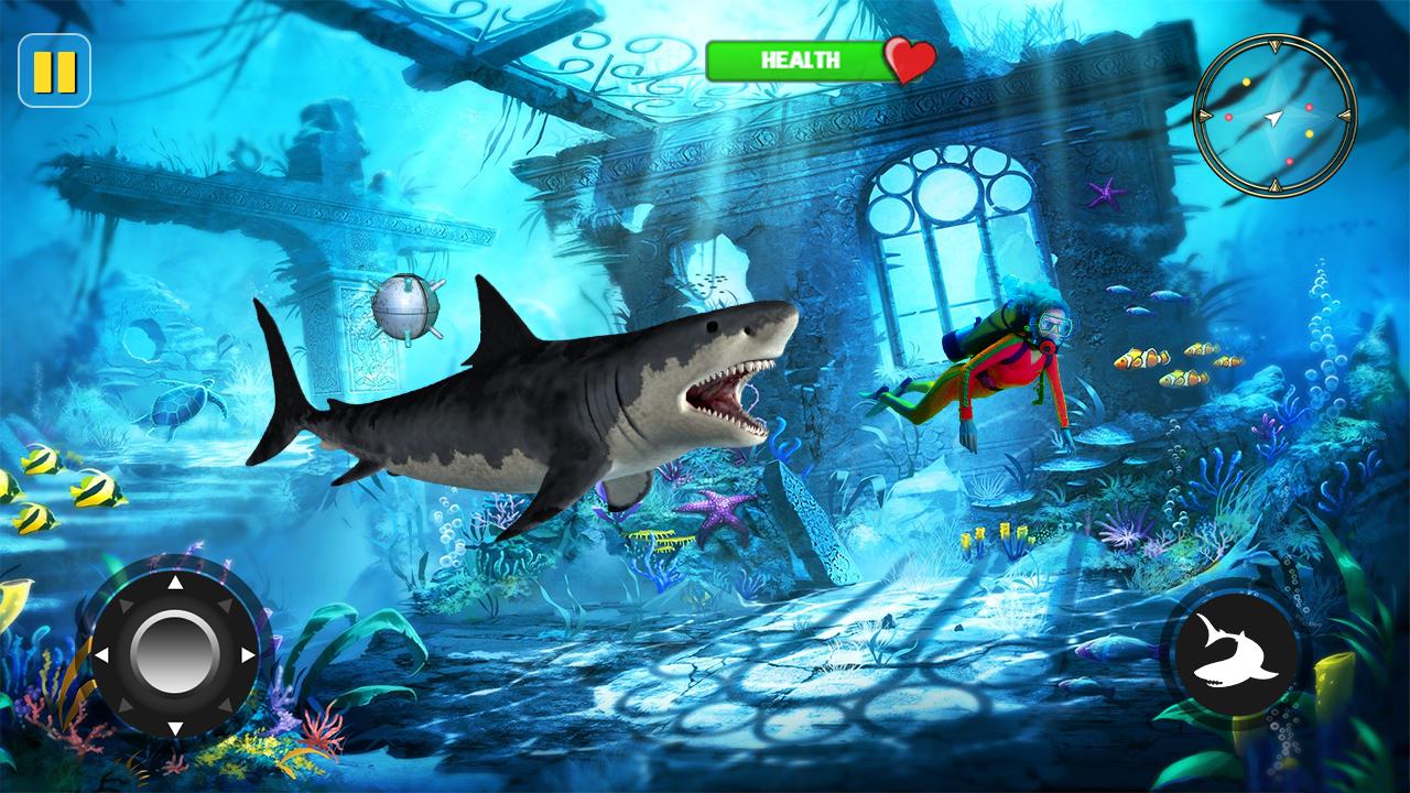 Angry Shark Attack Wild Shark Game 2019 For Android Apk Download - shark bite roblox jelly