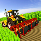Echt boerder Tractor simulator-icoon