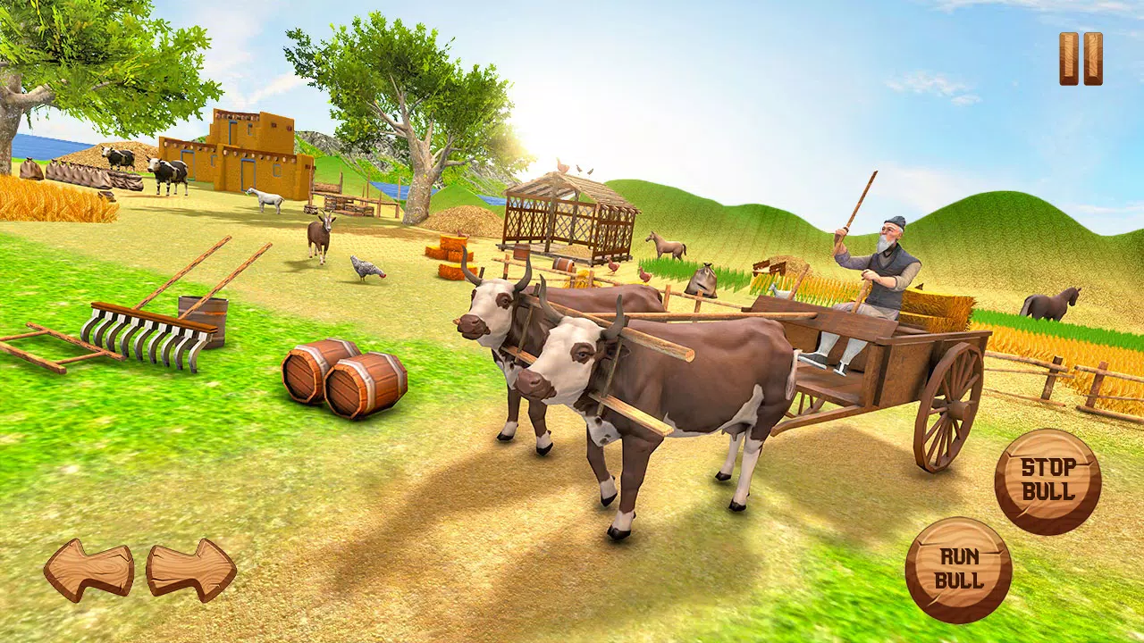 Brincando com trator na fazenda jogos android